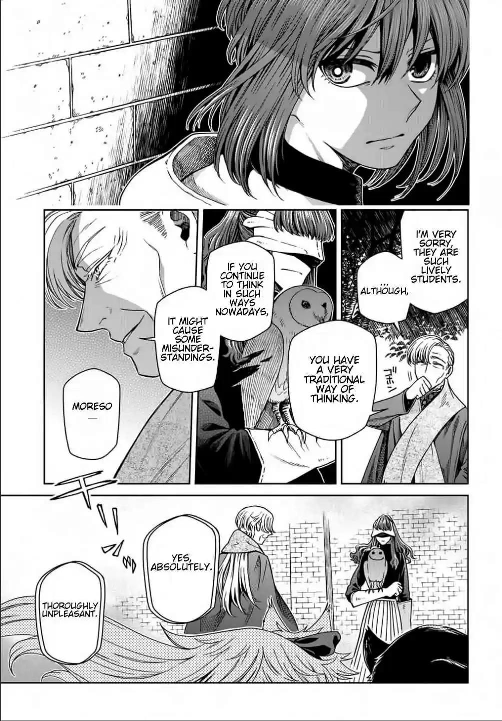 Mahoutsukai no Yome Vol. 14 Ch. 69 A small leak will sink a great ship. IV