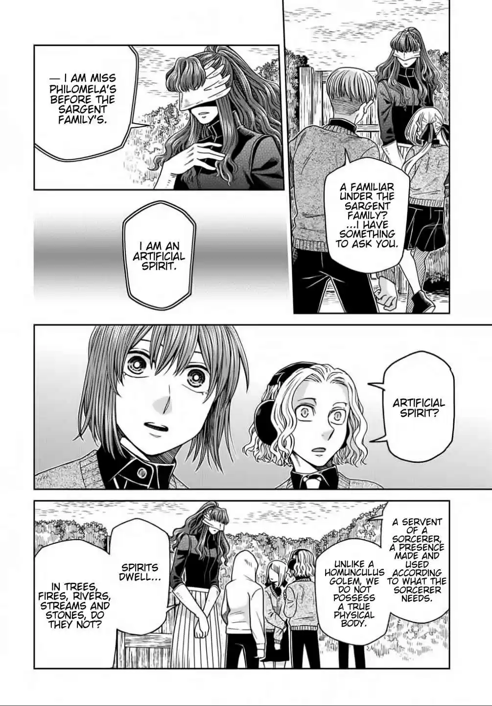 Mahoutsukai no Yome Vol. 14 Ch. 69 A small leak will sink a great ship. IV