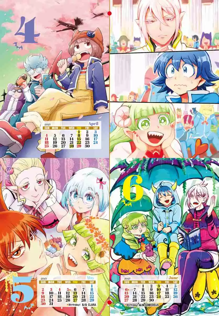 Mairimashita! Iruma kun Ch. 185.1 Babyls Calendar 2021