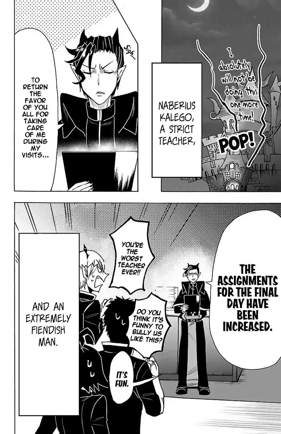 Mairimashita! Iruma kun Vol. 8 Ch. 68 Kalego sensei's Home Visits