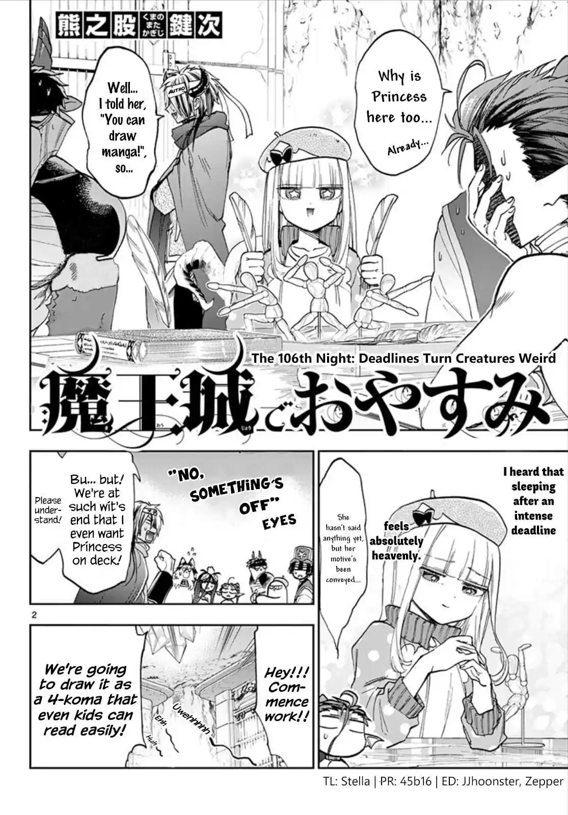 Maou jou de Oyasumi Ch. 106 Deadlines Turns Creatures Weird