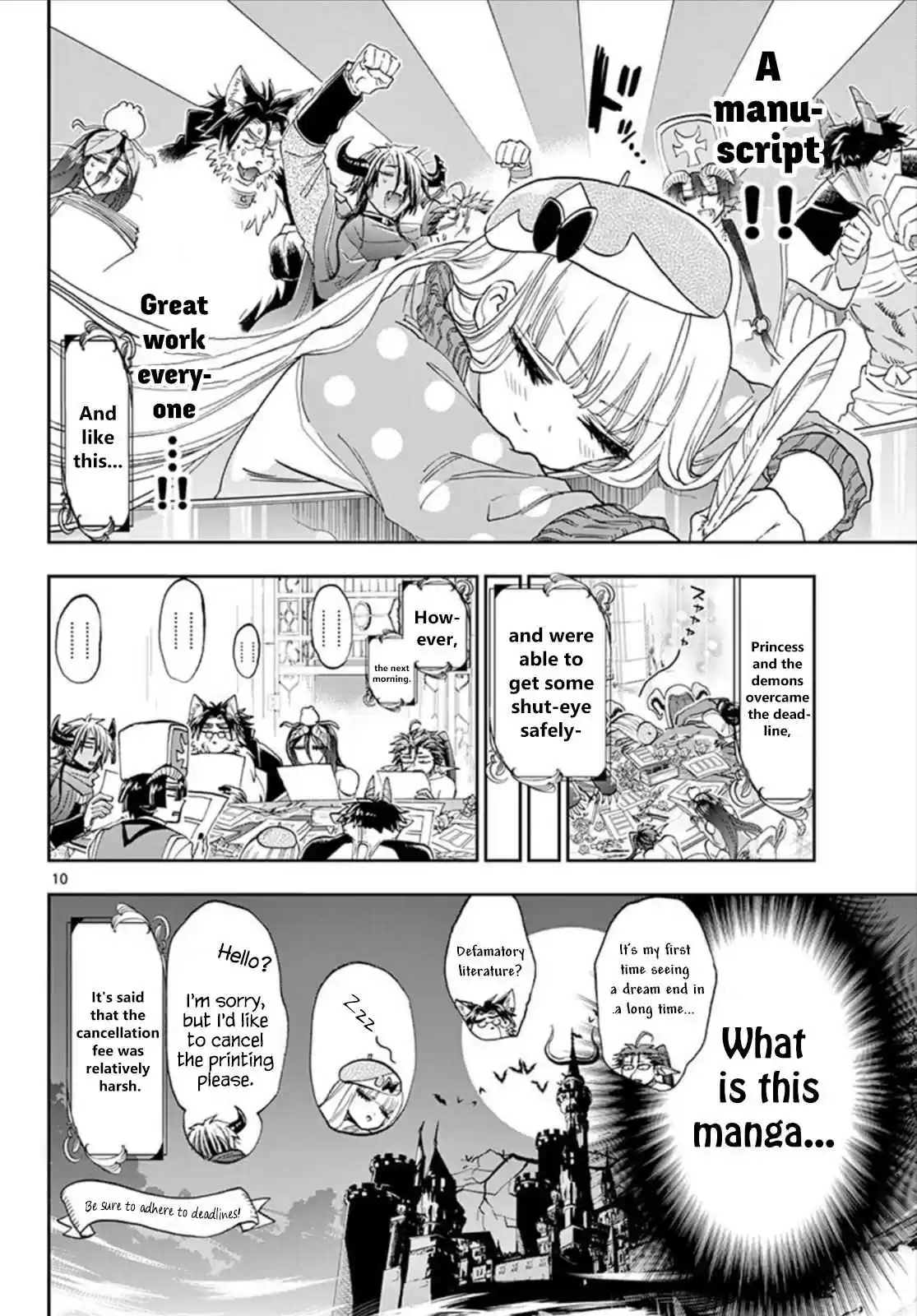 Maou jou de Oyasumi Ch. 106 Deadlines Turns Creatures Weird