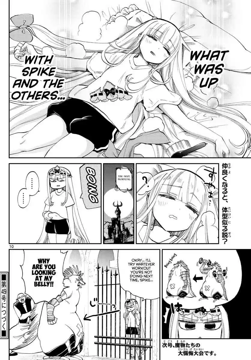 Maou jou de Oyasumi Ch. 171 How many kilos are the slimes you lift?