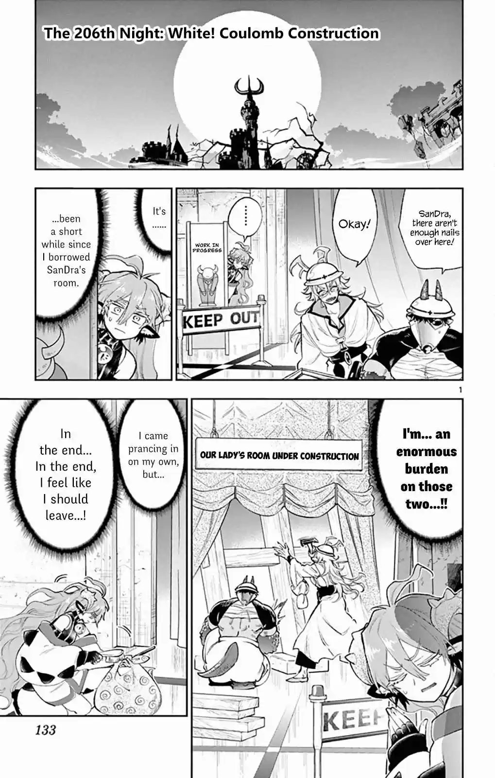 Maou jou de Oyasumi Ch. 206 White! Coulomb Construction