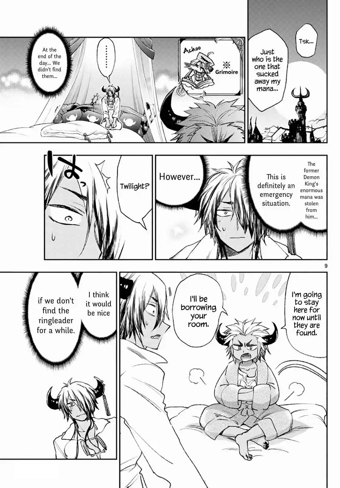 Maou jou de Oyasumi Ch. 210 Papa (Looks Like He) Is In Elementary Grade 2 or 3