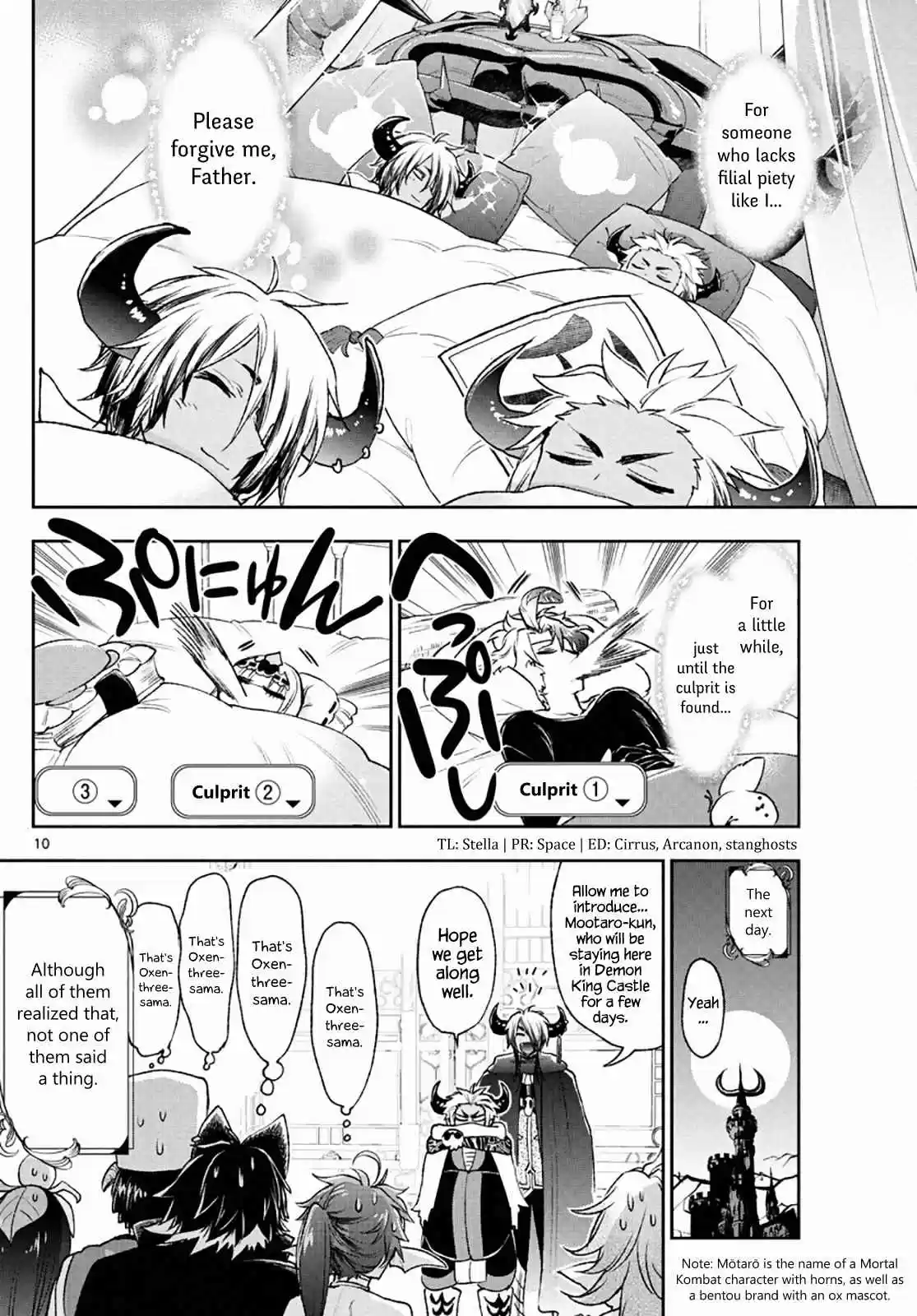 Maou jou de Oyasumi Ch. 210 Papa (Looks Like He) Is In Elementary Grade 2 or 3