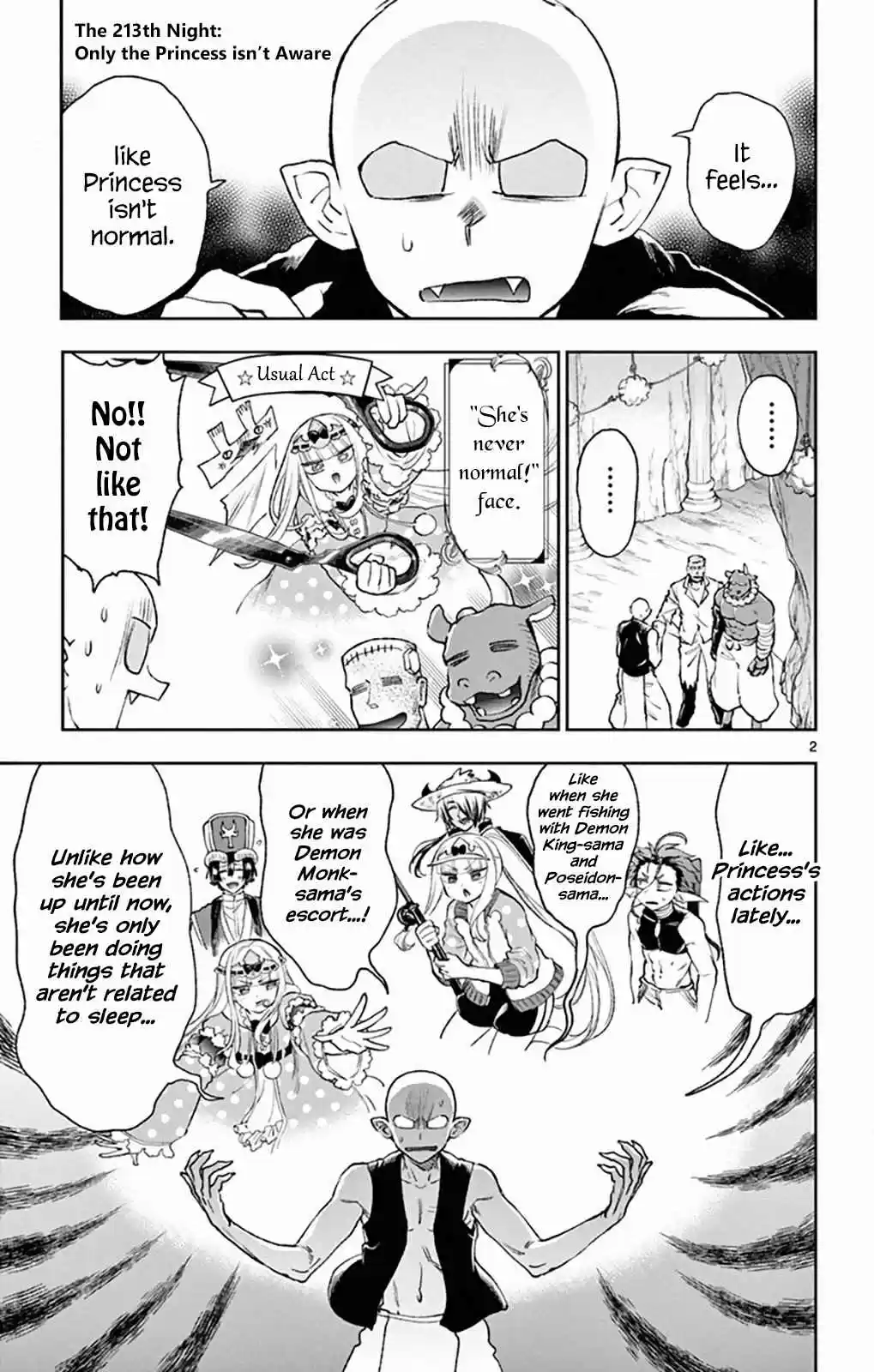 Maou jou de Oyasumi Ch. 213 Only the Princes Isn't Aware