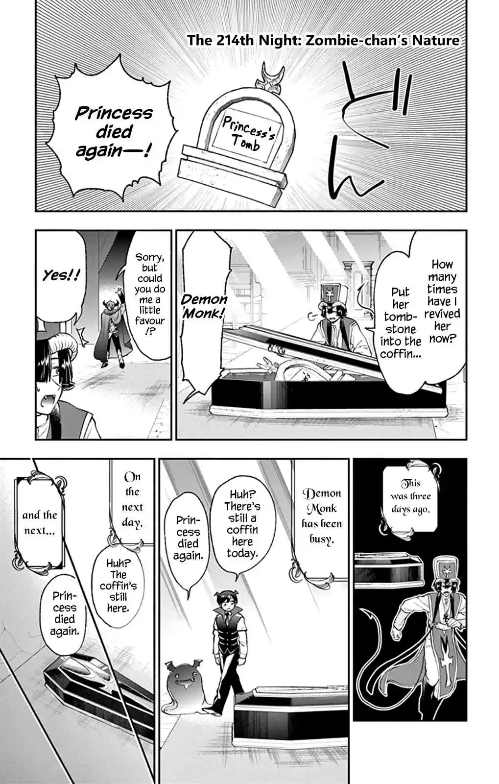 Maou jou de Oyasumi Ch. 214 Zombie chan's Nature