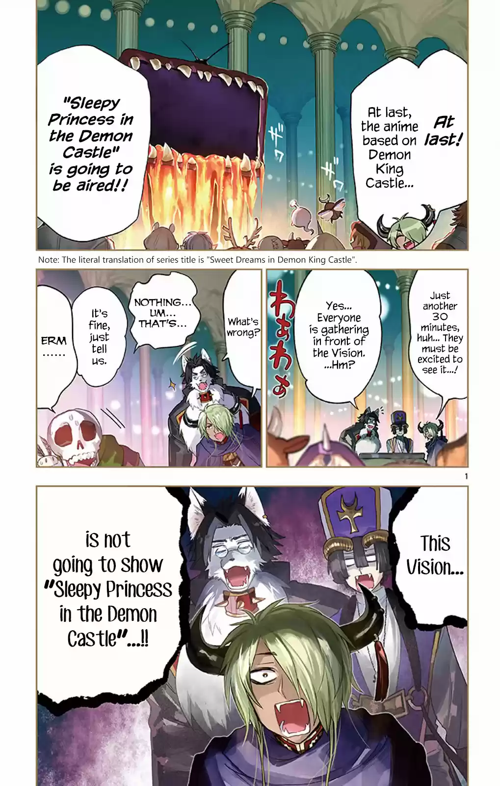 Maou jou de Oyasumi Ch. 219 But Tonikaku Kawaii is Getting Shown