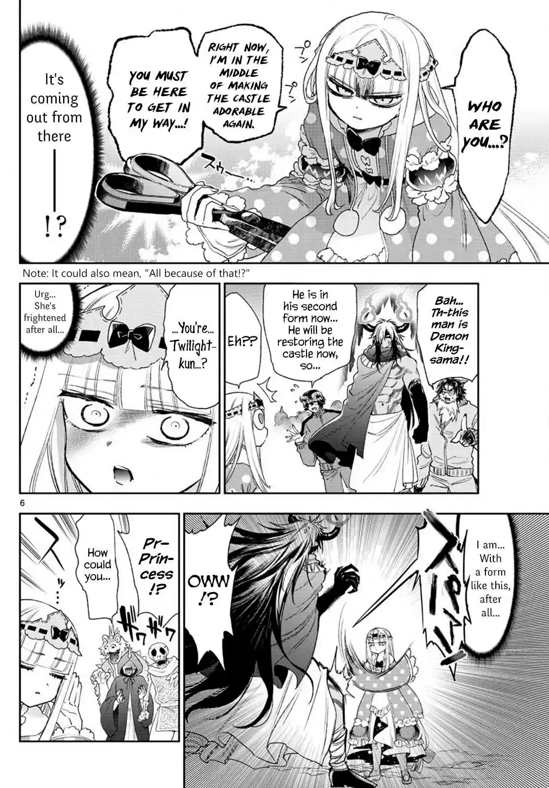 Maou jou de Oyasumi Ch. 231 Change!! The Real Demon King Twilight The Final Day Outdoors