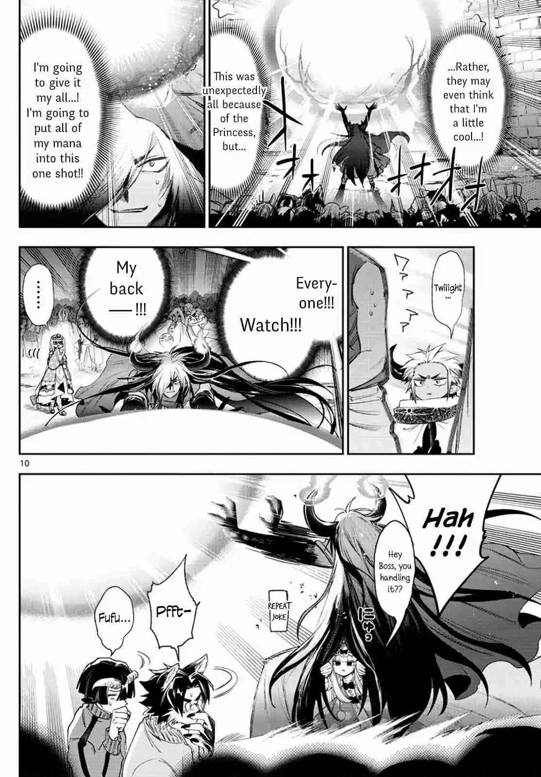 Maou jou de Oyasumi Ch. 231 Change!! The Real Demon King Twilight The Final Day Outdoors