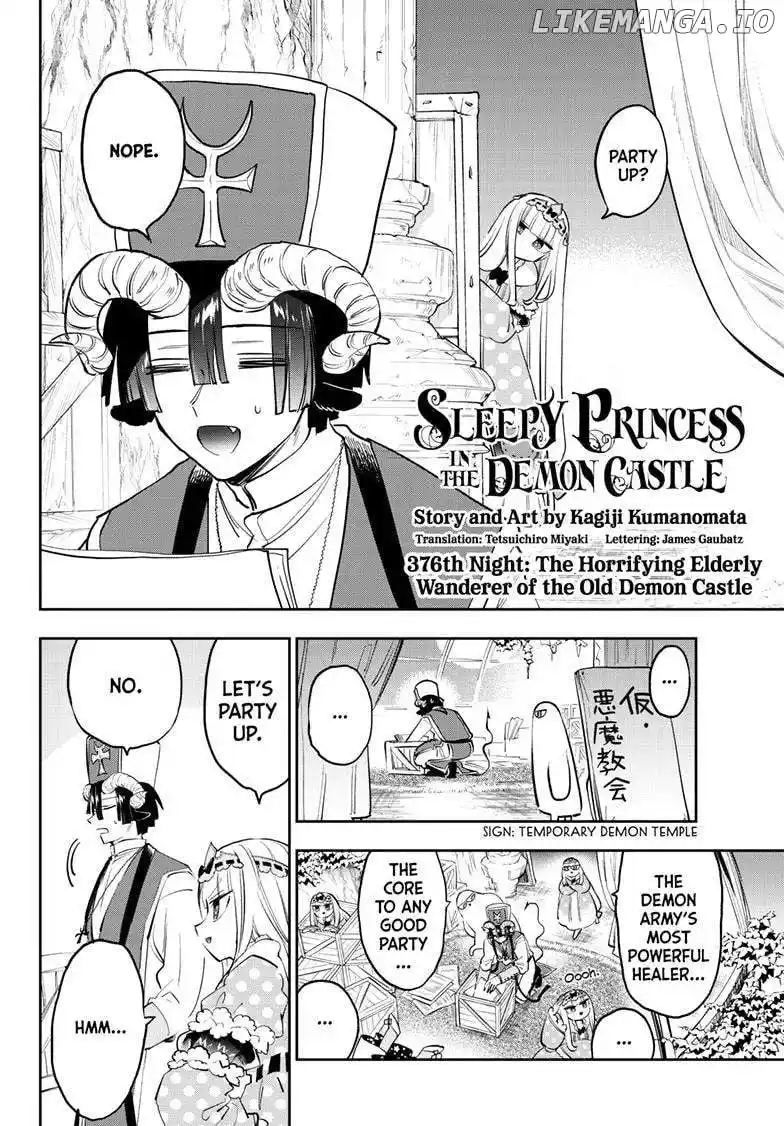 Maou-jou de Oyasumi Chapter 376