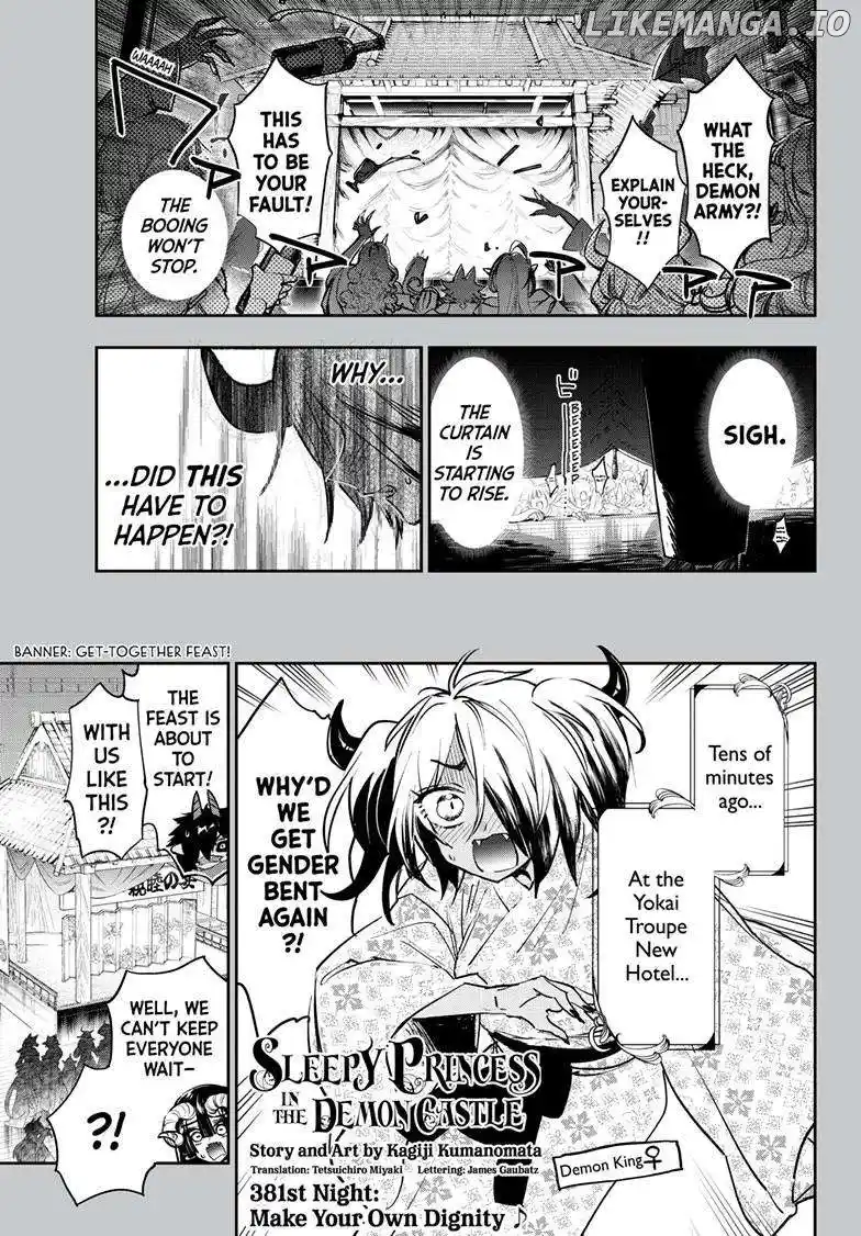 Maou-jou de Oyasumi Chapter 381