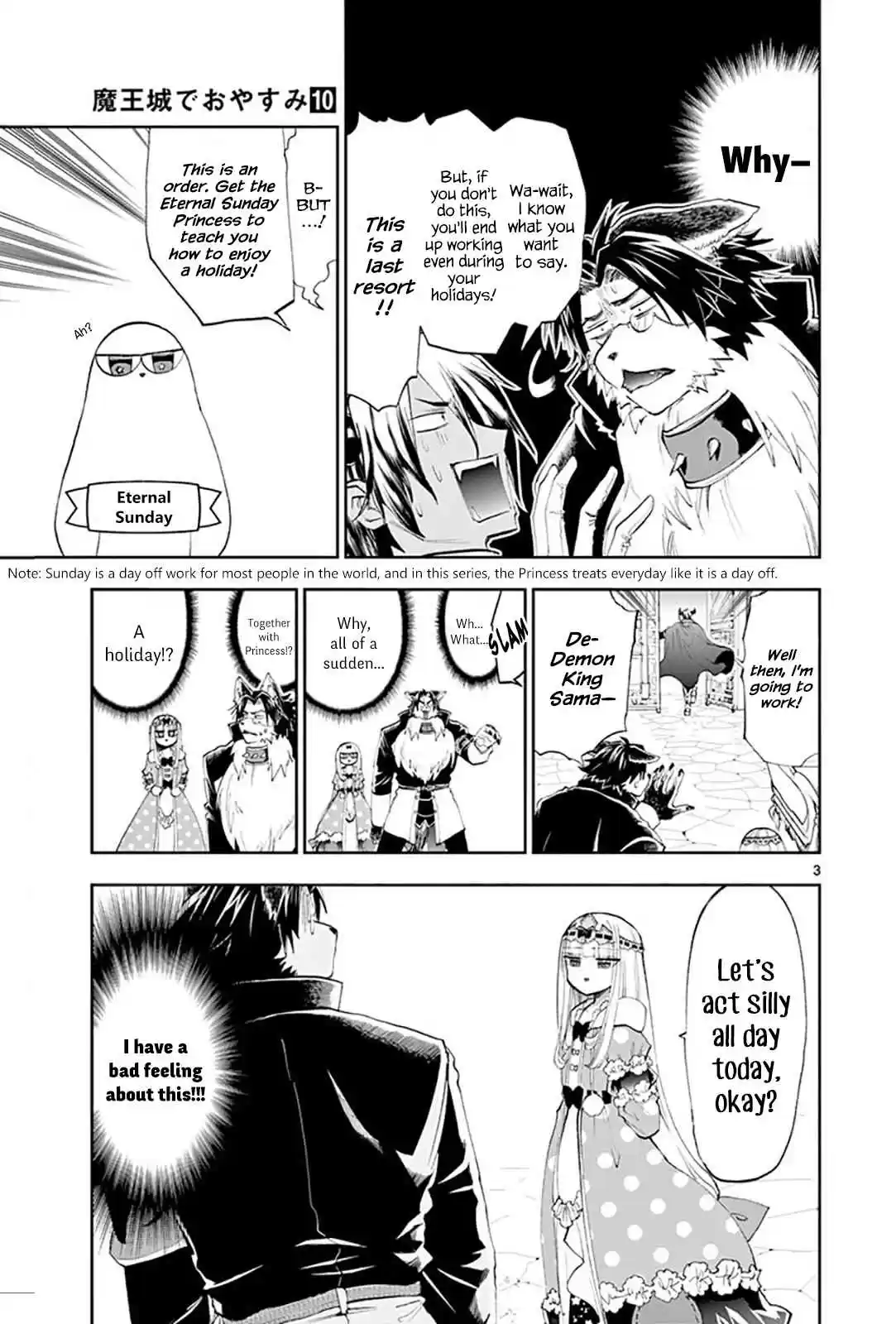 Maou jou de Oyasumi Vol. 10 Ch. 121 A Day of Sweet Dreams in the Demon Castle