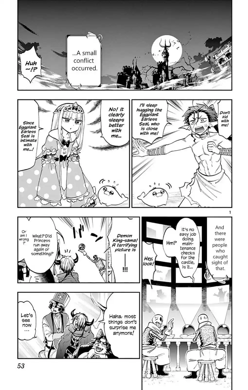 Maou jou de Oyasumi Vol. 10 Ch. 122 A Massive Parental Meeting Begins