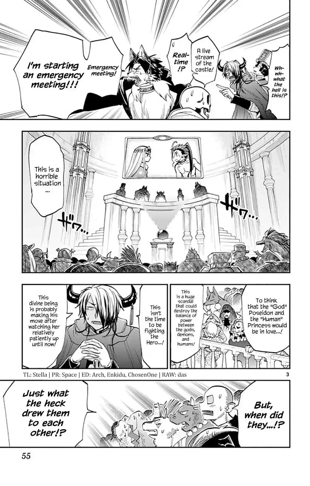 Maou jou de Oyasumi Vol. 10 Ch. 122 A Massive Parental Meeting Begins