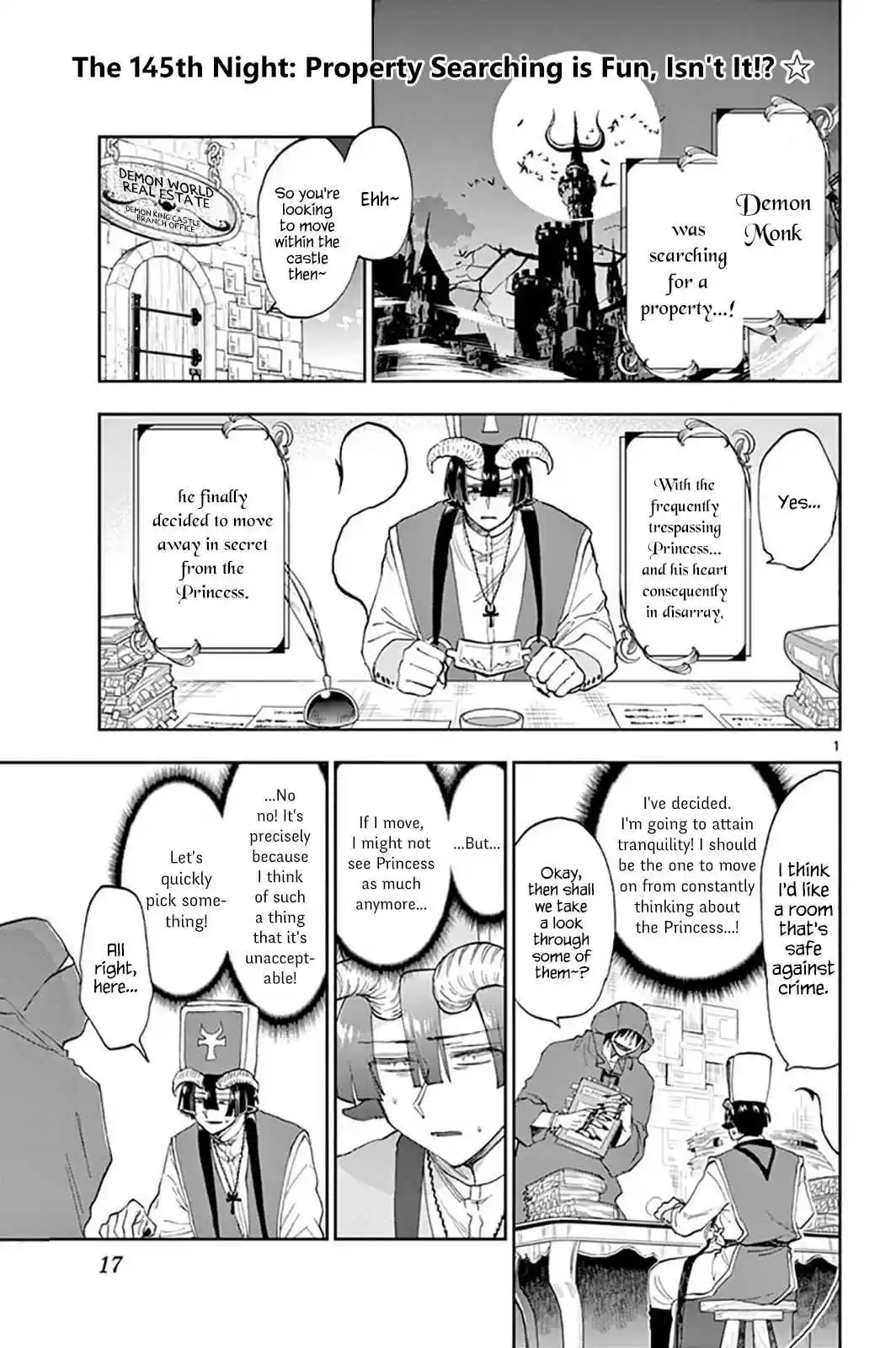 Maou jou de Oyasumi Vol. 12 Ch. 145 Property Searching is Fun, Isn't It!?