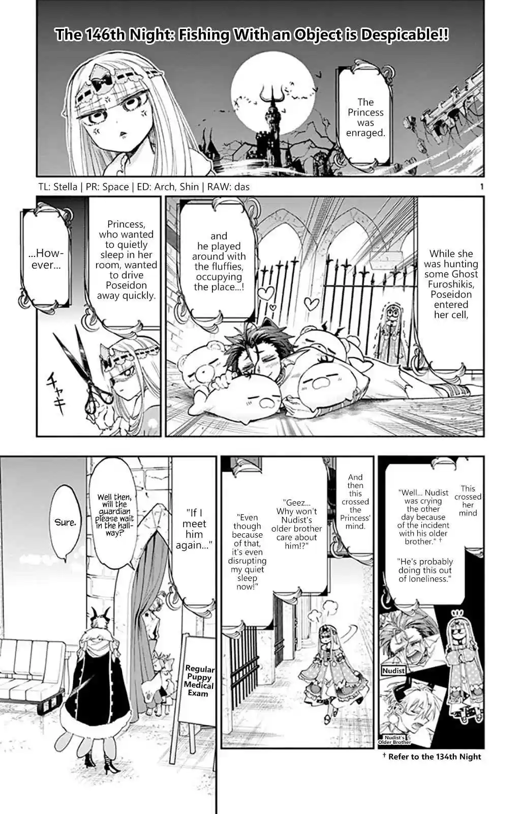 Maou jou de Oyasumi Vol. 12 Ch. 146 Fishing With an Object is Despicable!!