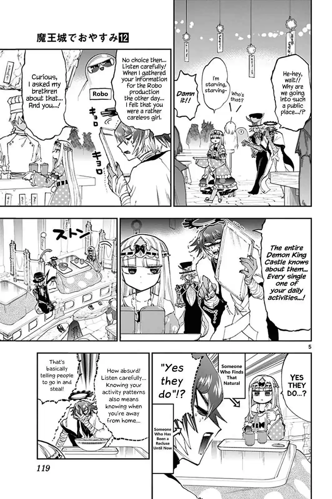 Maou jou de Oyasumi Vol. 12 Ch. 153 No Guard Princess vs. Full Guard Man