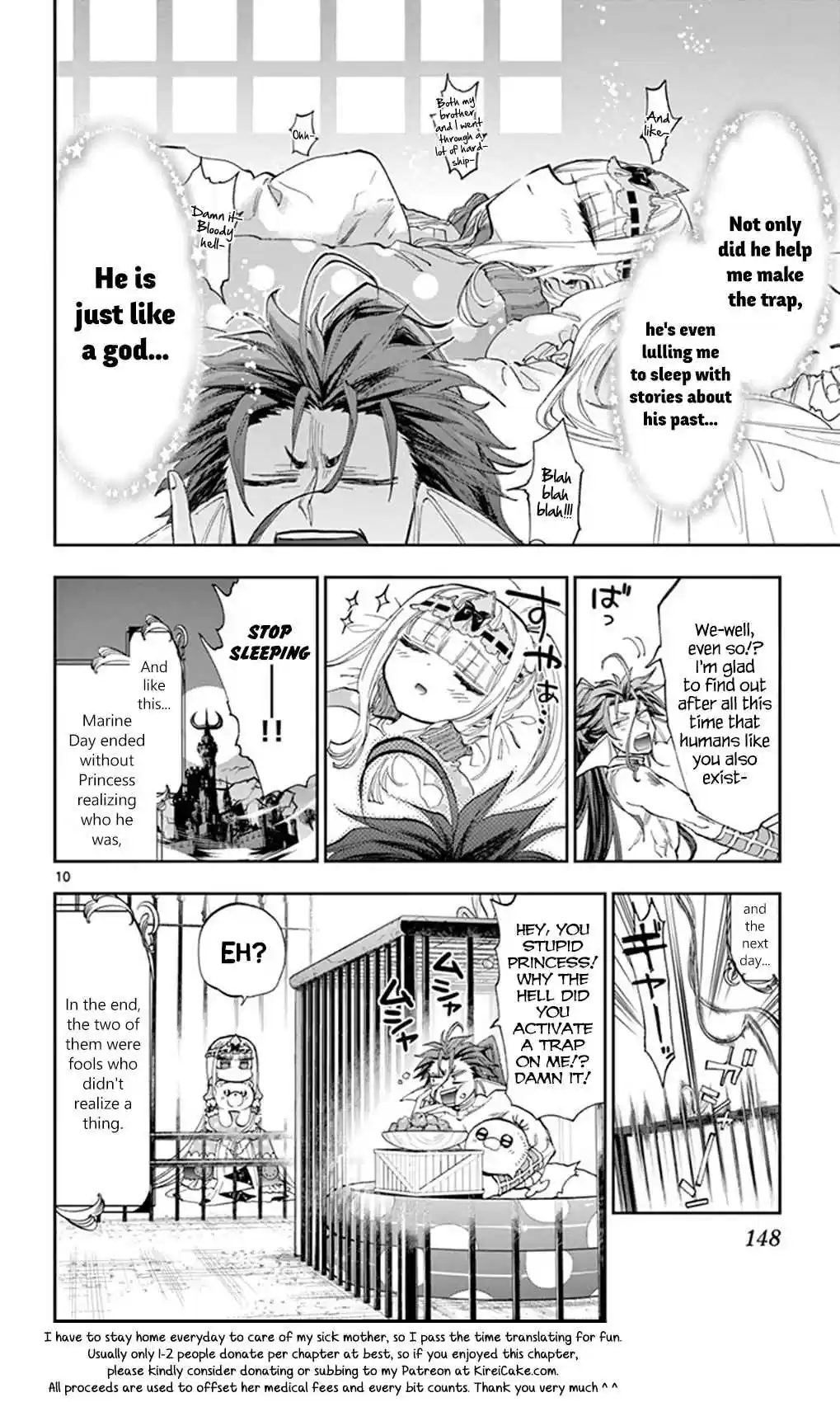 Maou jou de Oyasumi Vol. 12 Ch. 155 The Power of Faith is Amazing!