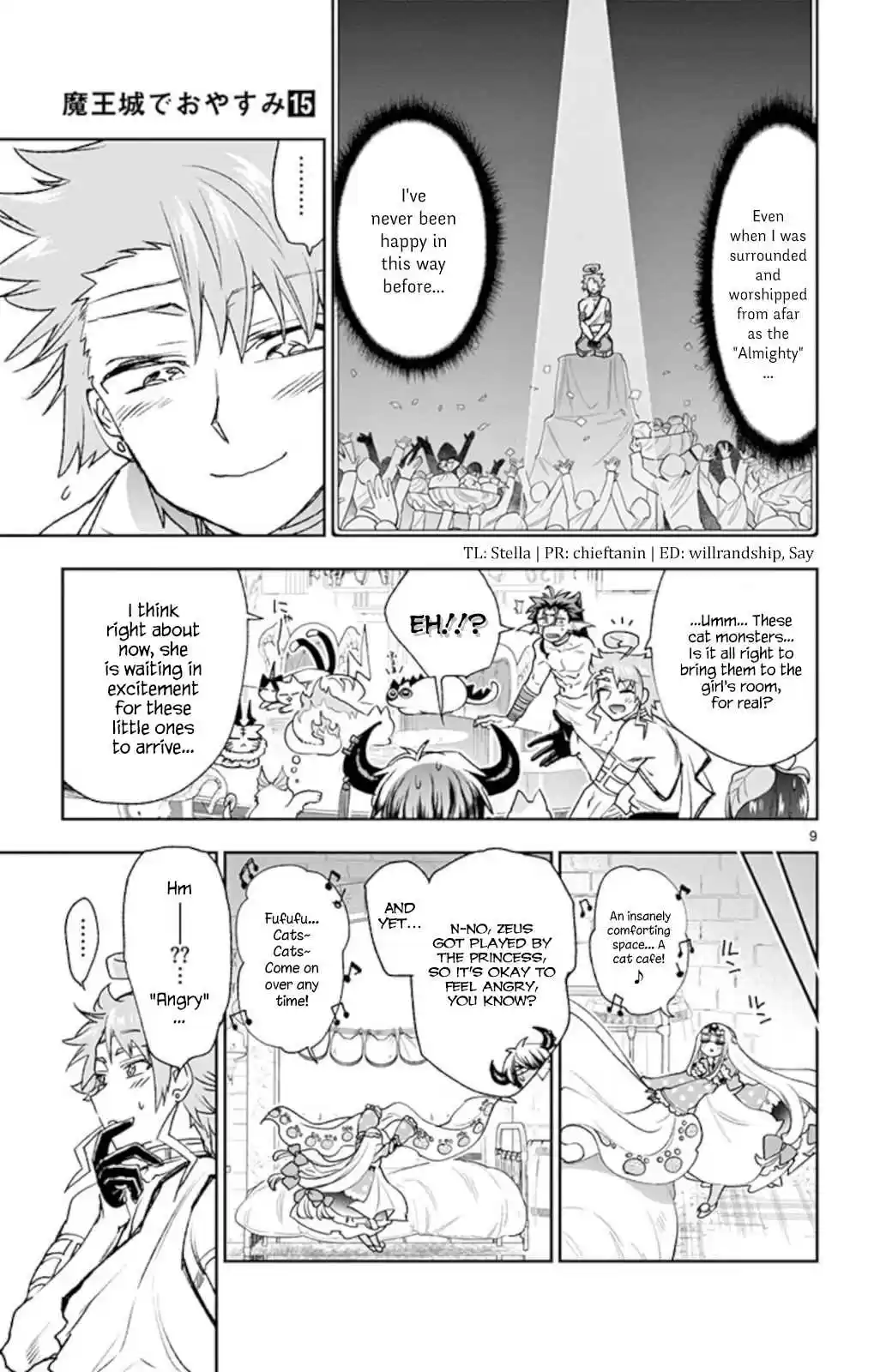 Maou jou de Oyasumi Vol. 13 Ch. 187 The String Pulling the God