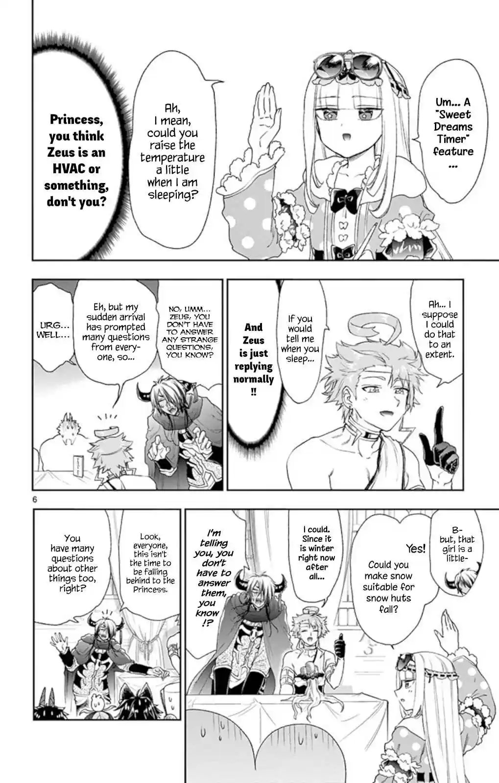 Maou jou de Oyasumi Vol. 15 Ch. 185 Sunny with the Occasional God