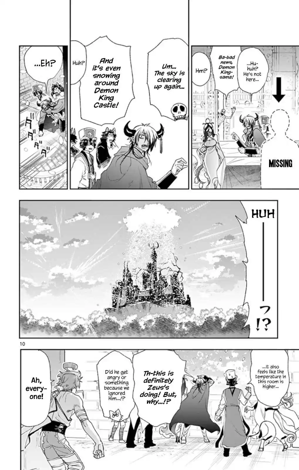 Maou jou de Oyasumi Vol. 15 Ch. 185 Sunny with the Occasional God