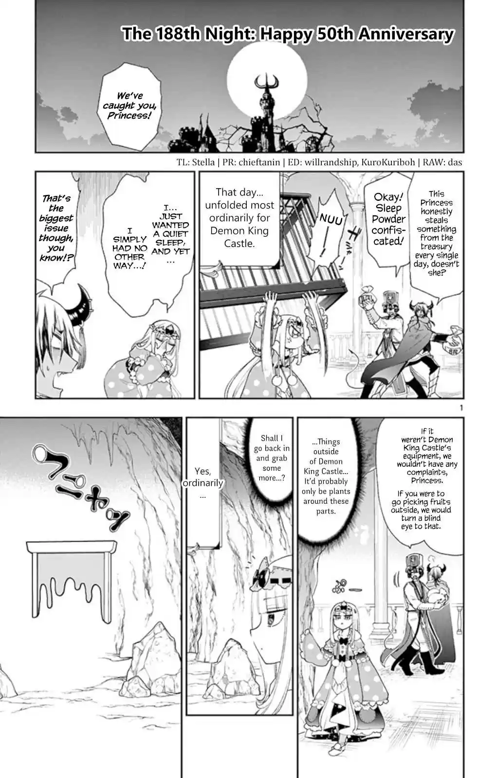 Maou jou de Oyasumi Vol. 15 Ch. 188 Happy 50th Anniversary