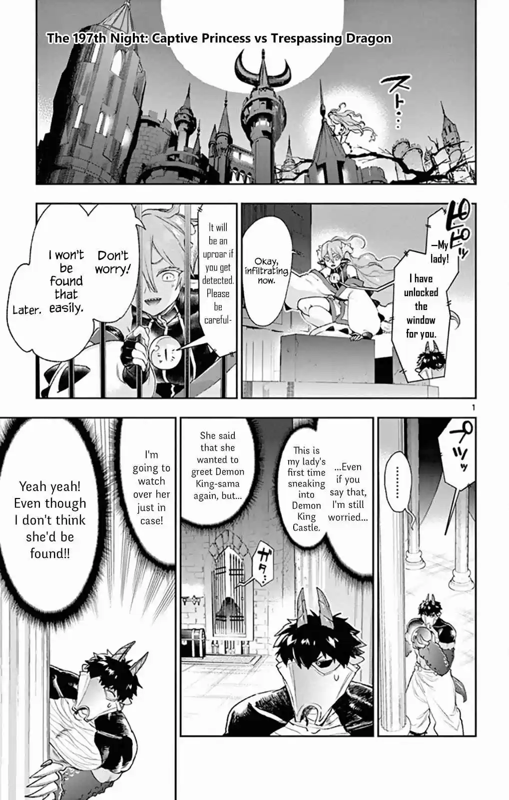 Maou jou de Oyasumi Vol. 15 Ch. 197 Captive Princess vs Trespassing Dragon