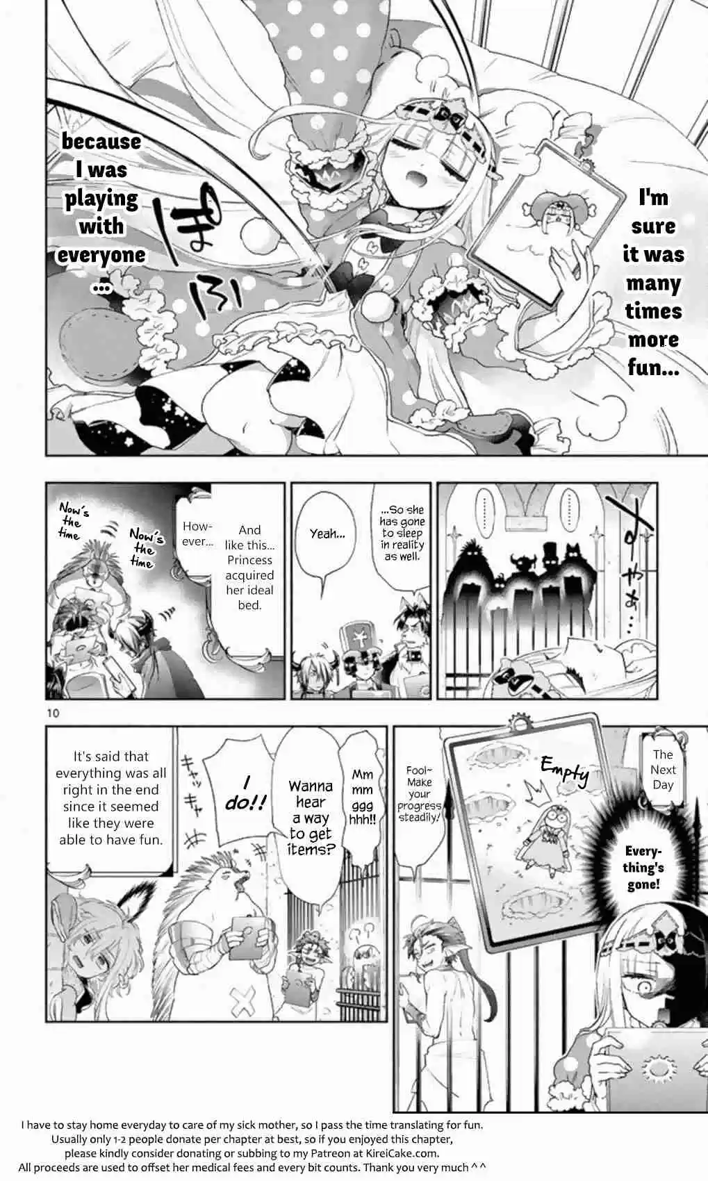 Maou jou de Oyasumi Vol. 15 Ch. 199 Taking and Running