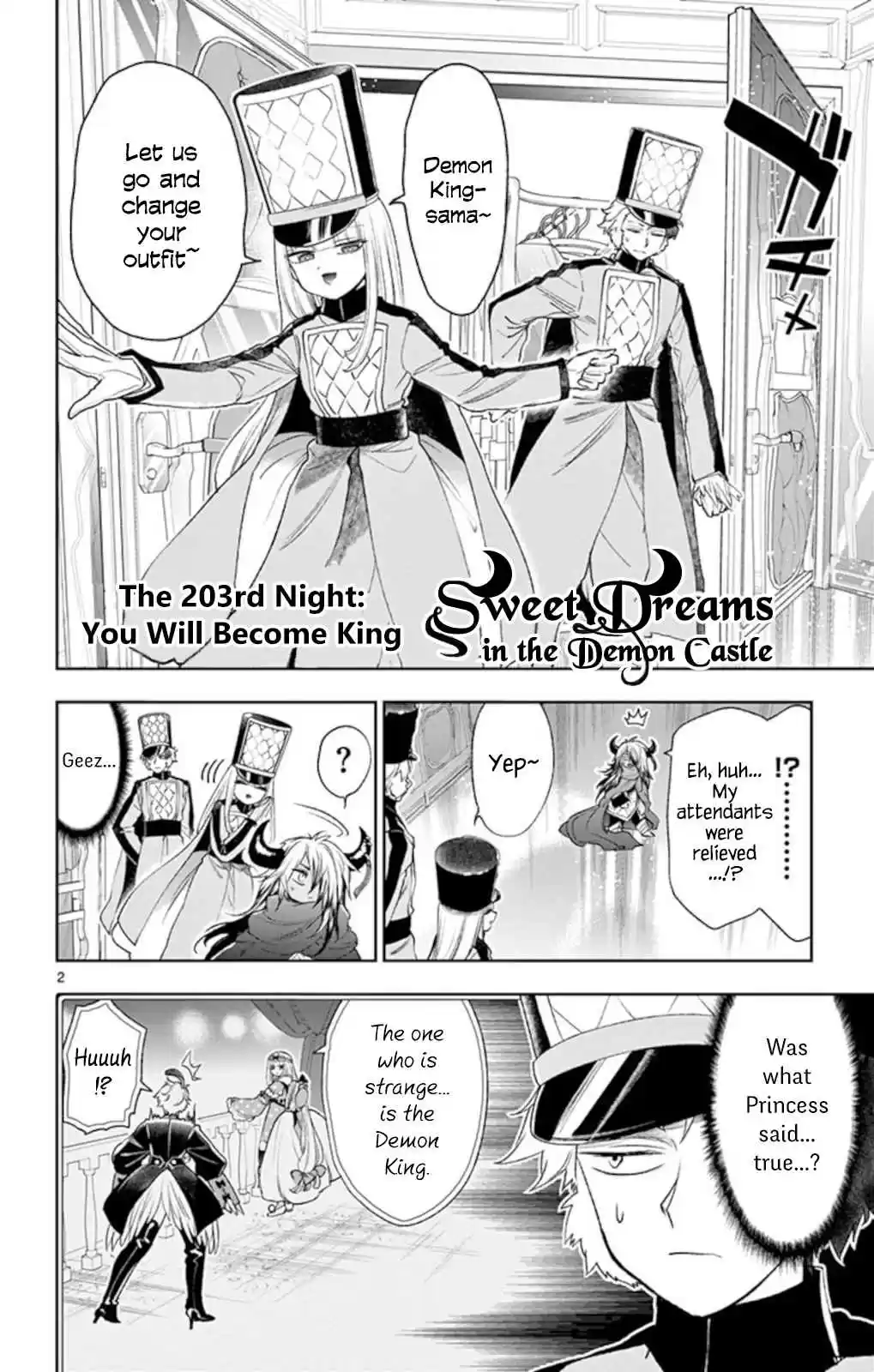 Maou jou de Oyasumi Vol. 15 Ch. 203 You Will Become King