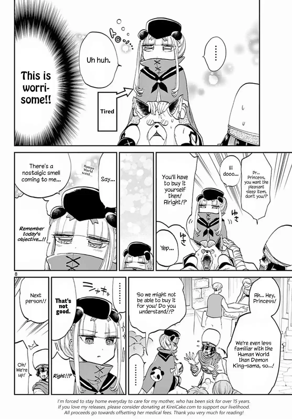 Maou jou de Oyasumi Vol. 6 Ch. 67 The Demons Turn Ghastly Pale, the Colour of Fatigue