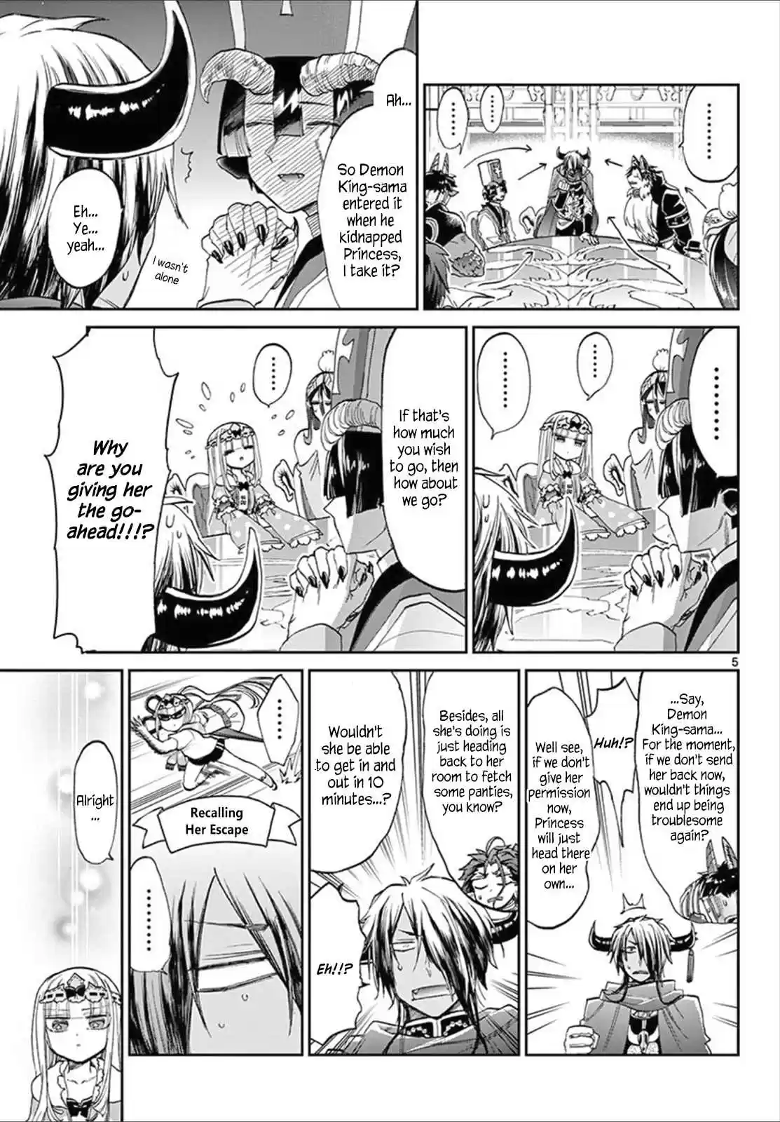 Maou jou de Oyasumi Vol. 7 Ch. 81 The Girl Travelling Between Castles Again