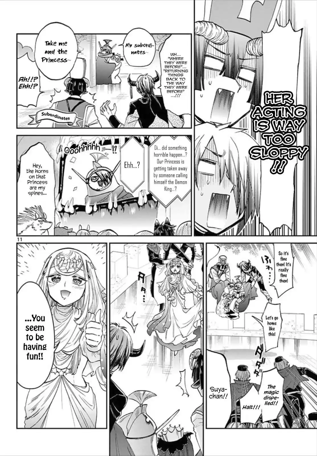 Maou jou de Oyasumi Vol. 7 Ch. 84 The Sleep Princess' Speech