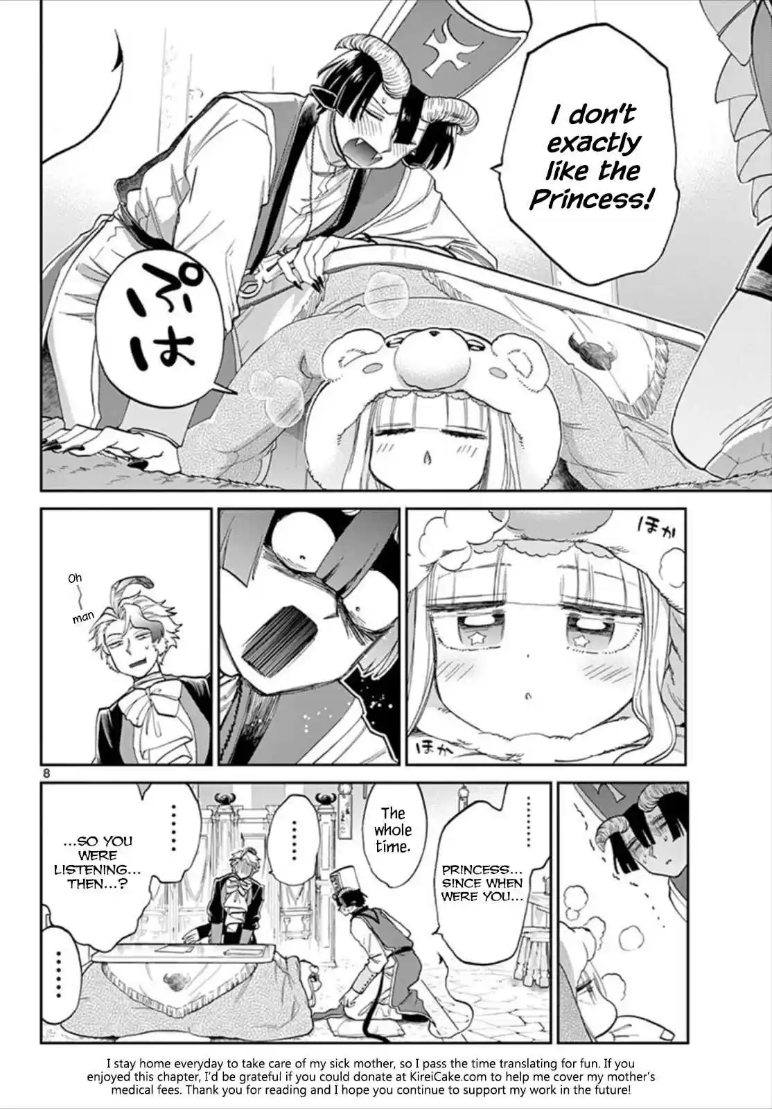 Maou jou de Oyasumi Vol. 7 Ch. 89 You Dug Into a Grave, Not a Kotatsu