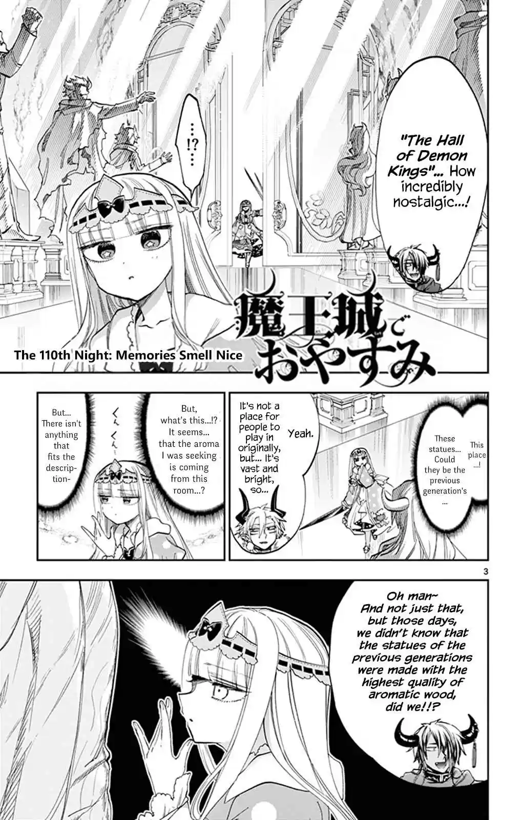 Maou jou de Oyasumi Vol. 9 Ch. 110 Memories Smell Nice