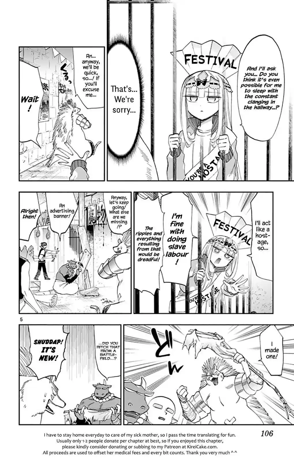 Maou jou de Oyasumi Vol. 9 Ch. 113 I'd Like to Have a Sleepover or Something at School, Hm?