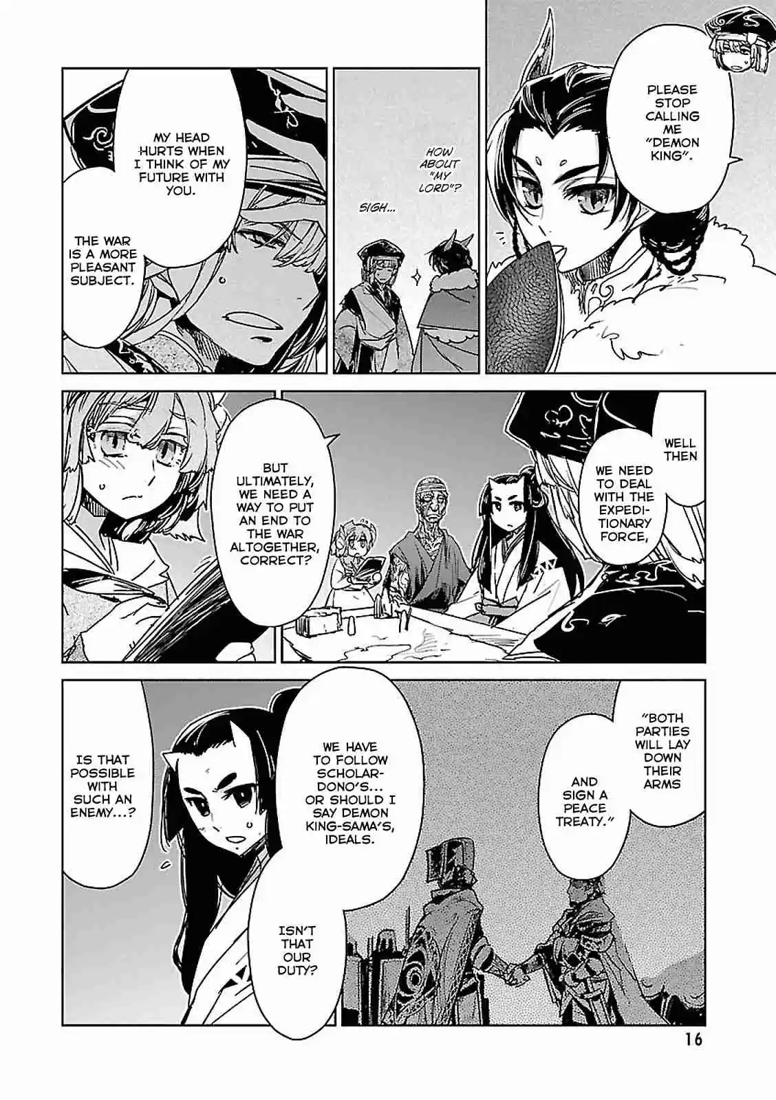 Maoyuu Maou Yuusha "Kono Watashi no Mono Tonare, Yuusha yo" "Kotowaru!" Vol. 17 Ch. 53 Since that was the girl's wish