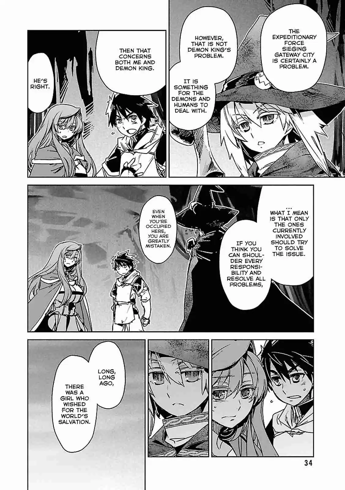 Maoyuu Maou Yuusha "Kono Watashi no Mono Tonare, Yuusha yo" "Kotowaru!" Vol. 17 Ch. 53 Since that was the girl's wish