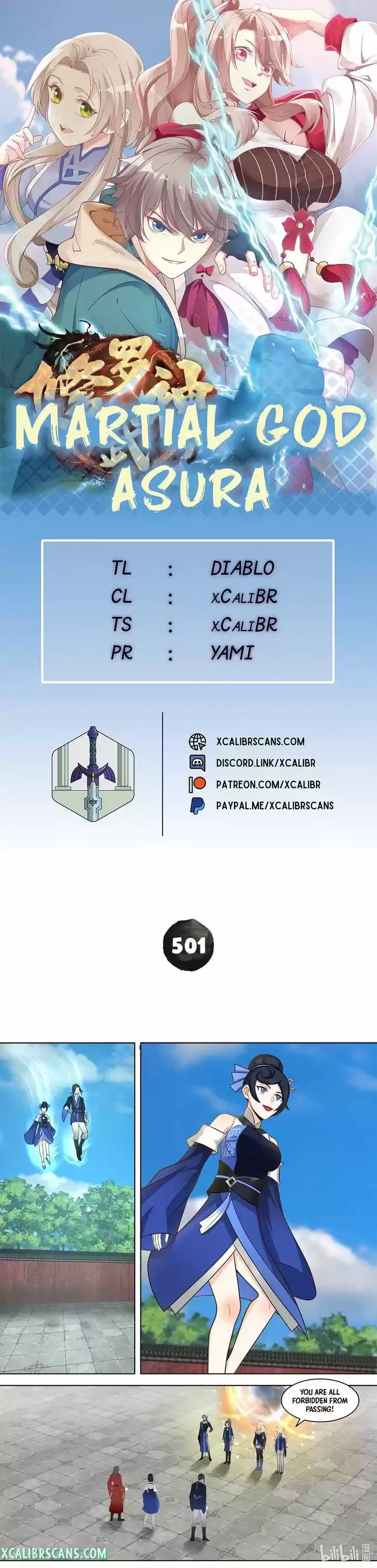 Martial God Asura Ch.501
