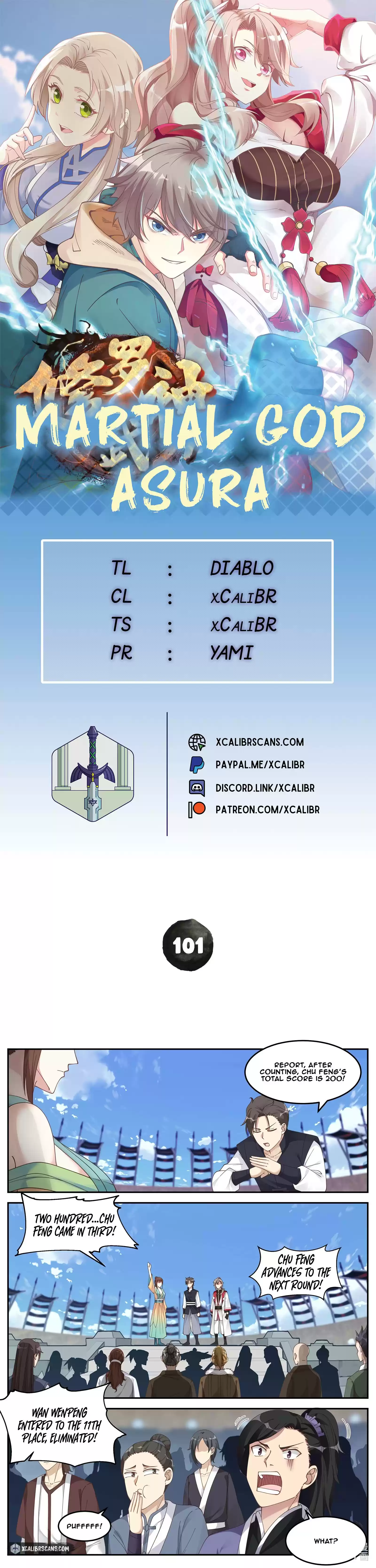 Martial God Asura Chapter 101