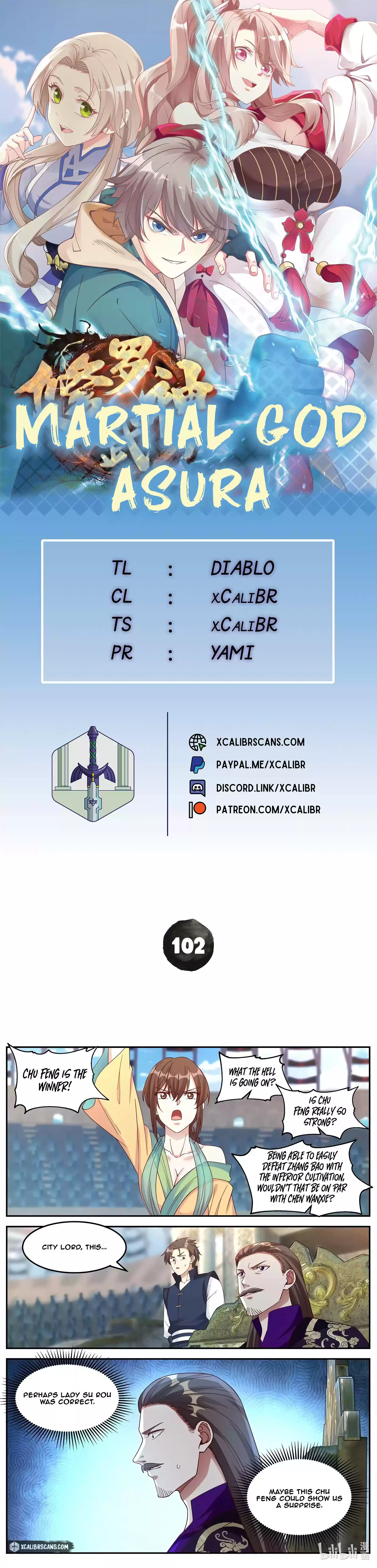 Martial God Asura Chapter 102
