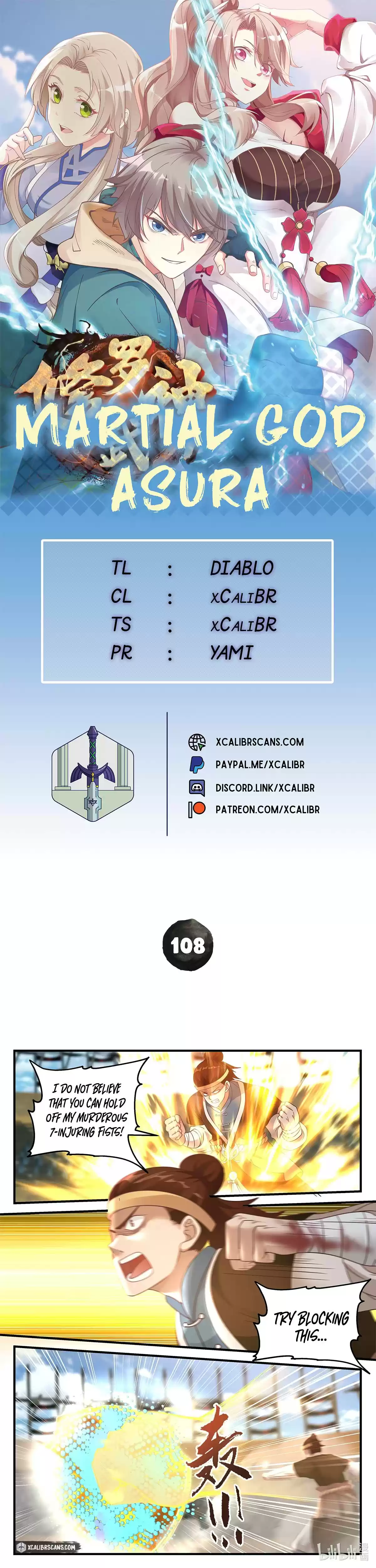 Martial God Asura Chapter 108