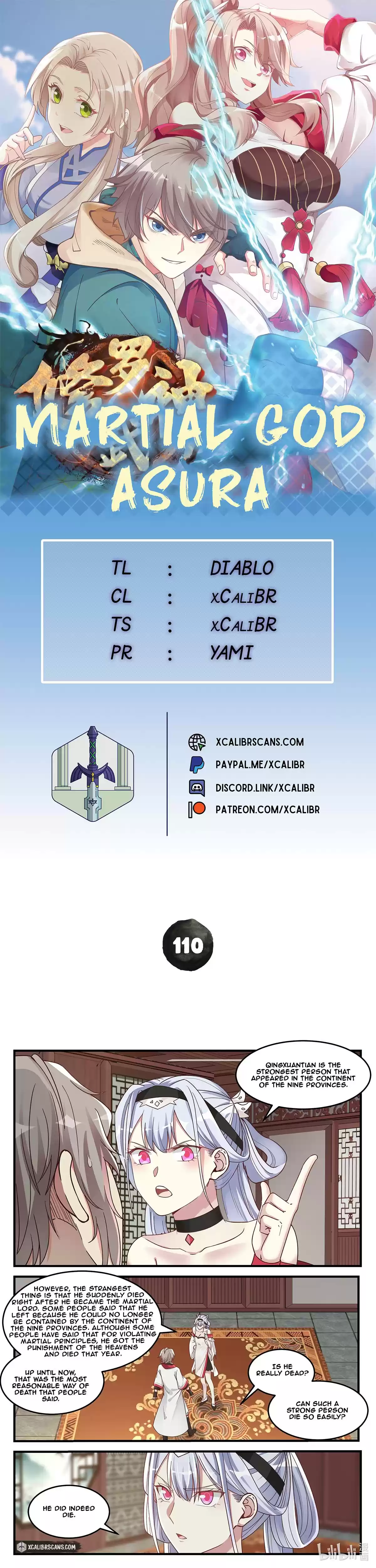 Martial God Asura Chapter 111