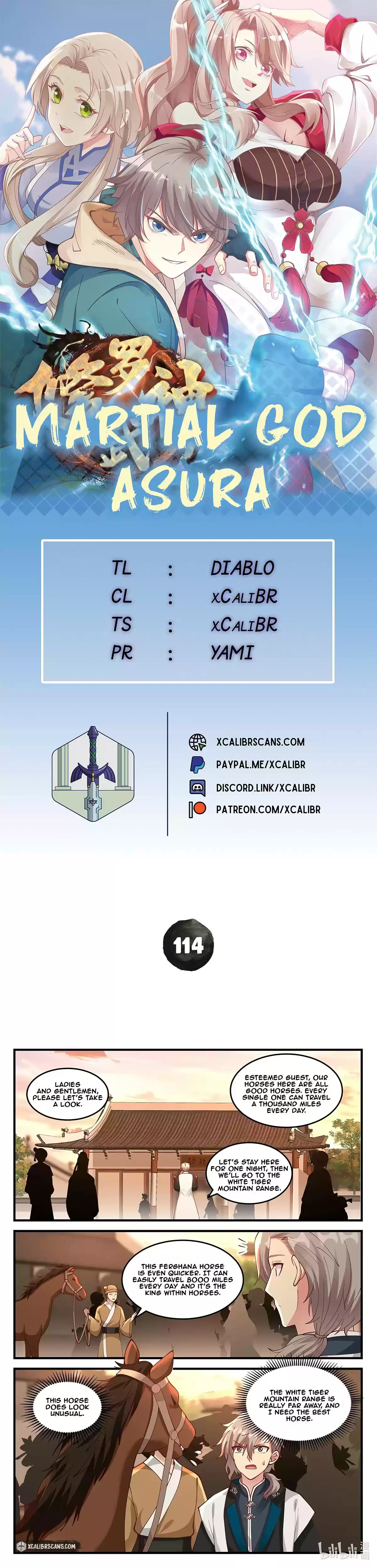 Martial God Asura Chapter 114