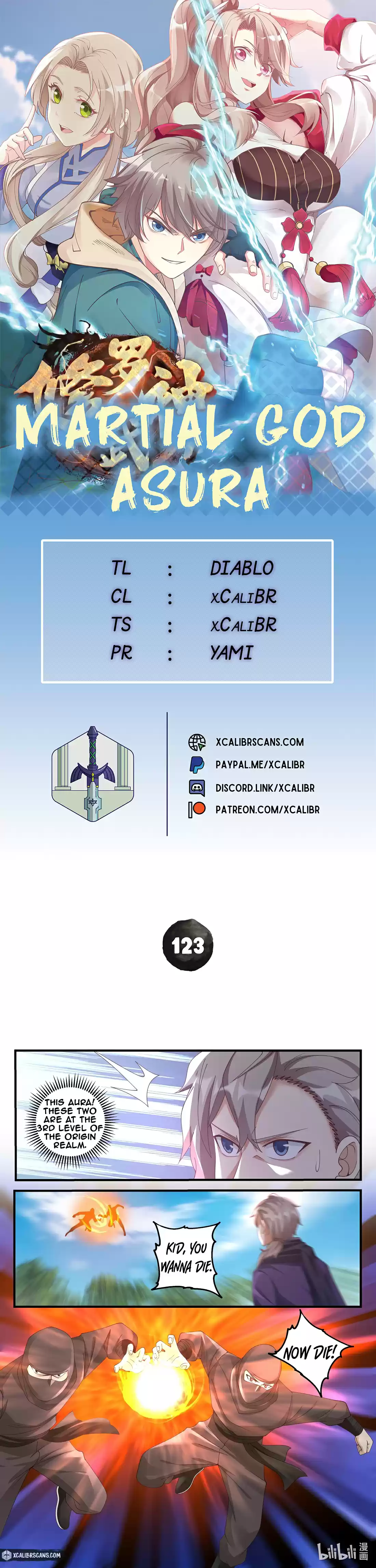 Martial God Asura Chapter 123