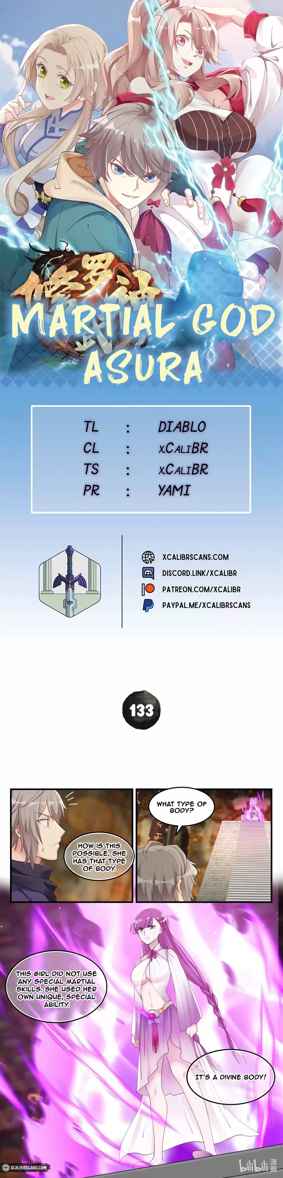 Martial God Asura Chapter 133