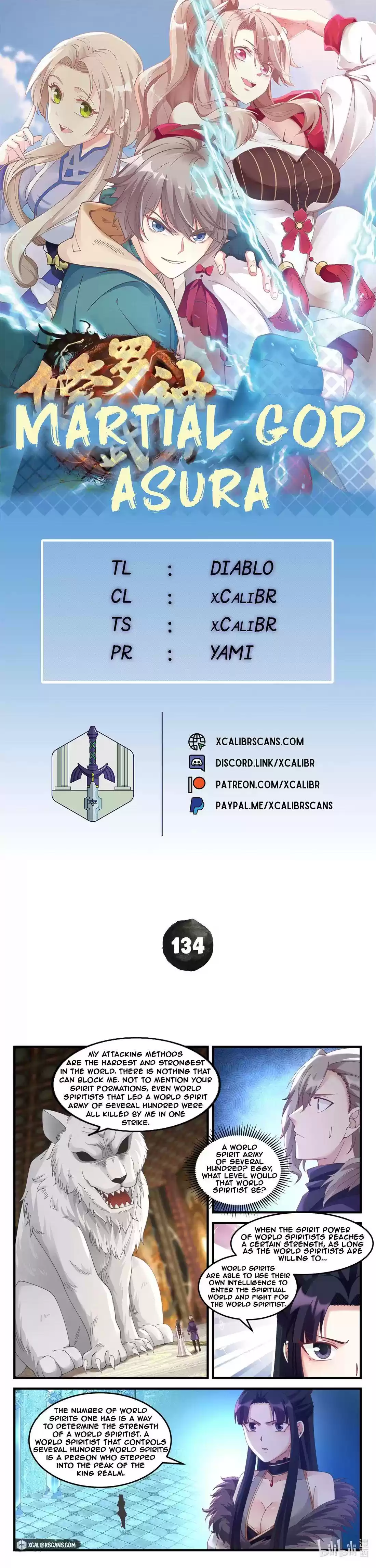 Martial God Asura Chapter 134