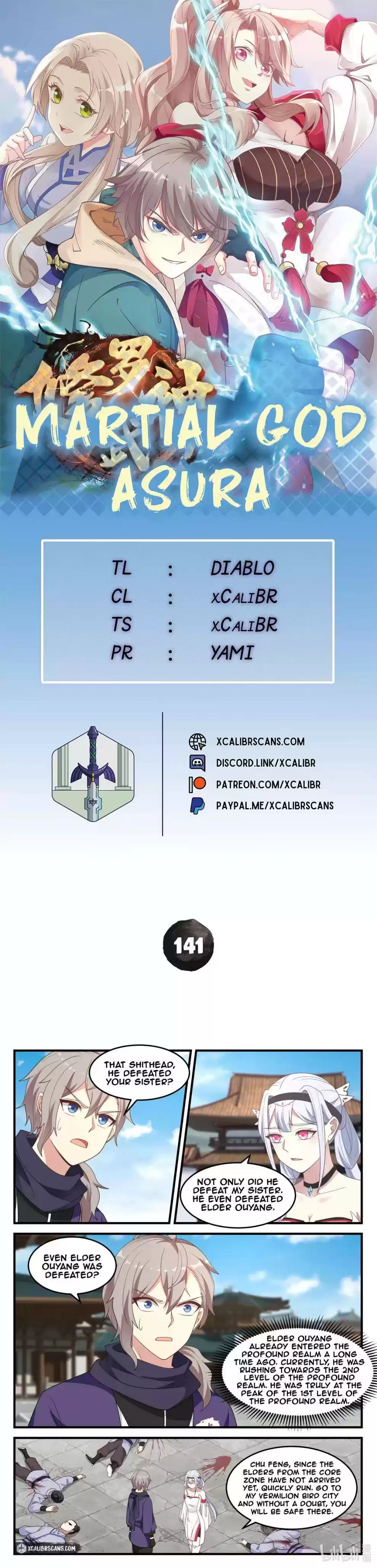 Martial God Asura Chapter 141