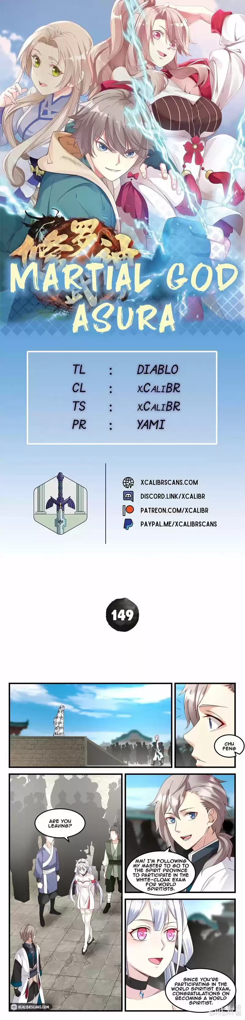 Martial God Asura Chapter 149